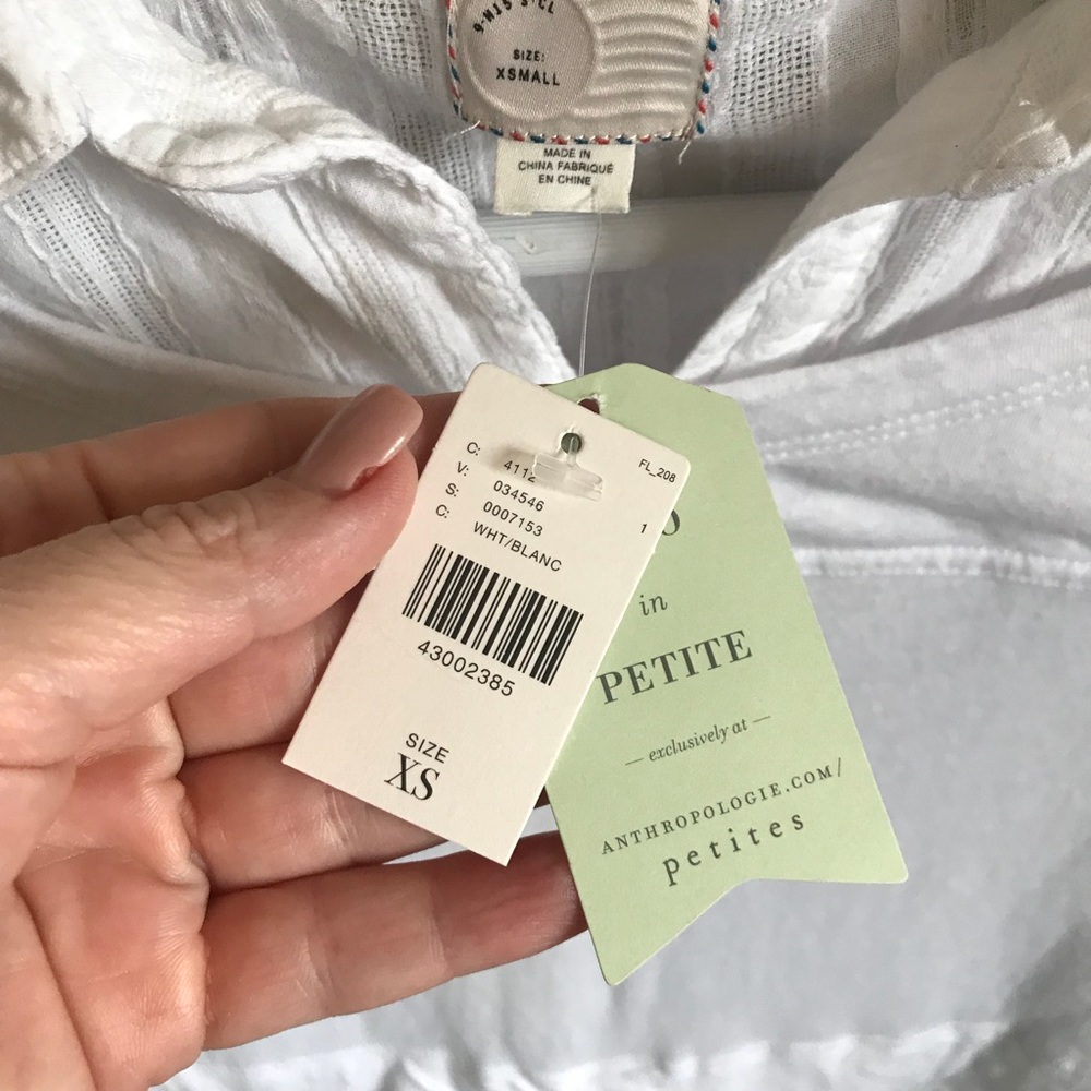 NWT ANTHROPOLOGIE Postcard Tunic Top - Picture 3 of 8